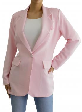Blazer over con bottone "Lory"